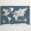 «ScandiMap I Blue» par Becky Thorns - peinture sur toile tendue-413303735