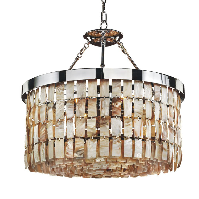 Miguel 6 - Light Lantern Drum Chandelier
