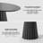 67" Oval Dining Table Pedestal Kitchen Table for 6-735766941