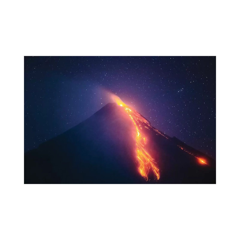Volcanic Eruption I by Matteo Colombo - Wrapped Canvas Print, 66.04 cm H x 45.72 cm W x 1.91 cm D