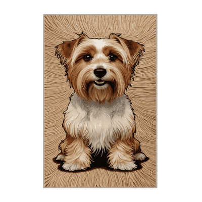  Tapis lavable pour chien Wheaten Terrier