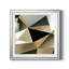 7_Gold Polygon Wall II - reproduction encadrée de qualité supérieure - prête à être accrochée-2029120007-2029120012
