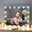 Miroir de maquillage avec lumière