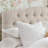 Tufted Upholstered Wingback Headboard, Solid Wood Head Board with Wood Legs, Adjustable Height Bed headboard from 47” to 63” Fabric Headboard in Modern Button Design, Beige-1974153499-1974153503