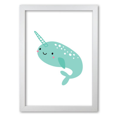 Children's Animals, Narwhal - Print