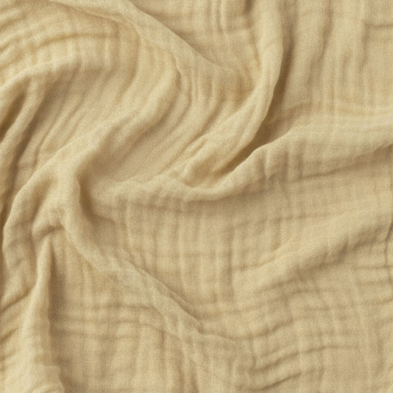 Couverture en mousseline 100% coton Threadmill, Queen (90" x 92"), Beige