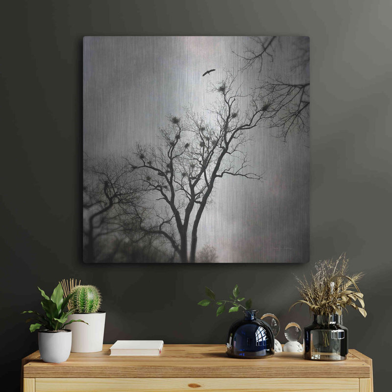 «The Heron Rookery» par Debra Van Swearingen, H 24 po x l 24 po