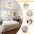 3-Light Modern Sputnik Globe Semi Flush Mount-1377869817
