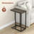 C-shaped Side Table with Heavy-duty Metal Frame-102957926