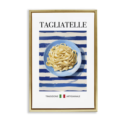 Traditional Tagliatelle Pasta Floating Frame, design by Andreas Magnusson