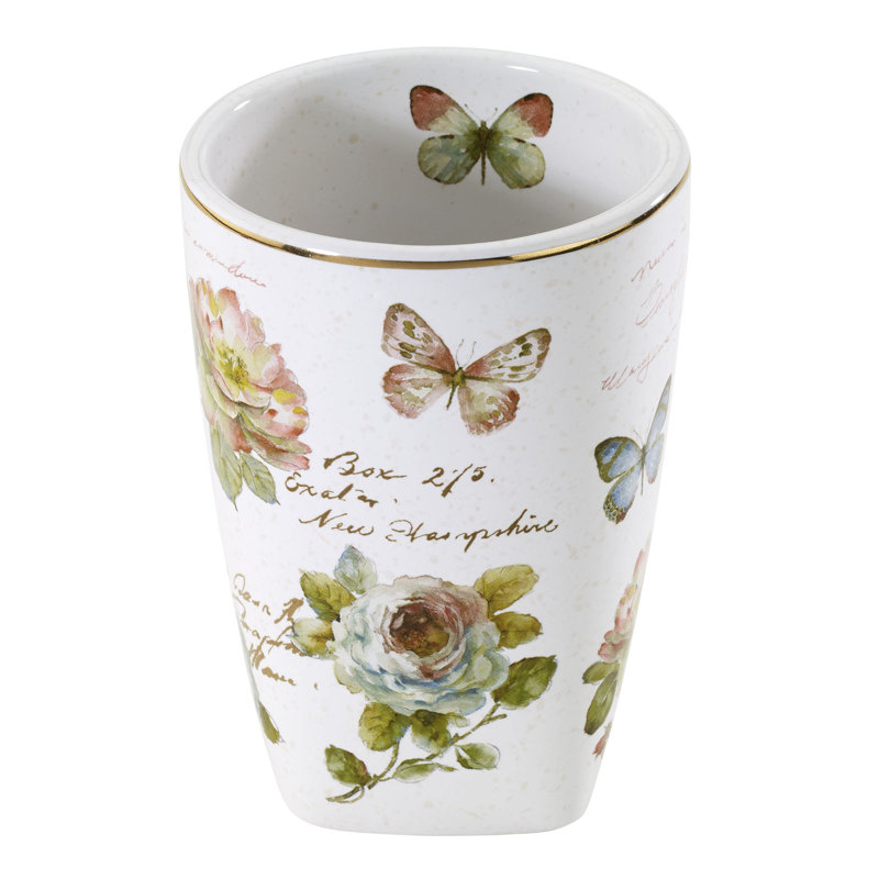 Butterfly Garden Bath Tumbler