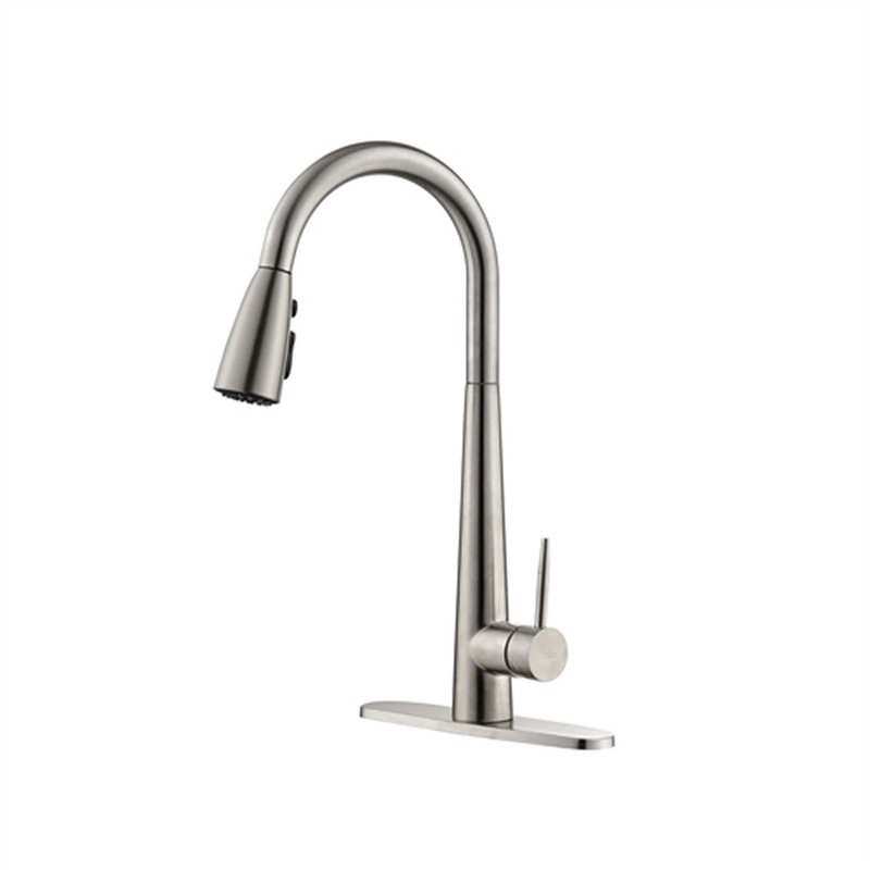 Red Cloud Pull Down Kitchen Faucet, Silver