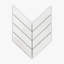 Bianco Dolomiti 11" x 11" Marble Herringbone / Chevron Mosaic Wall & Floor Tile