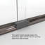Porte de douche demi-cadre l 40 po x l 44 po x H 65,5 po-16481976-16481977