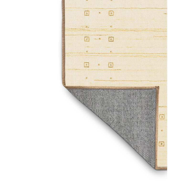 Tapis contemporains brun lavable à la machine 2620, Rectangle 7 pi x 9 pi