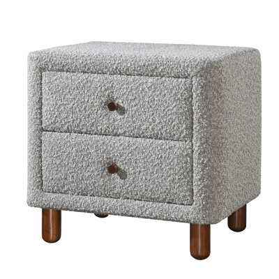 Table de chevet 2 tiroirs Boucle