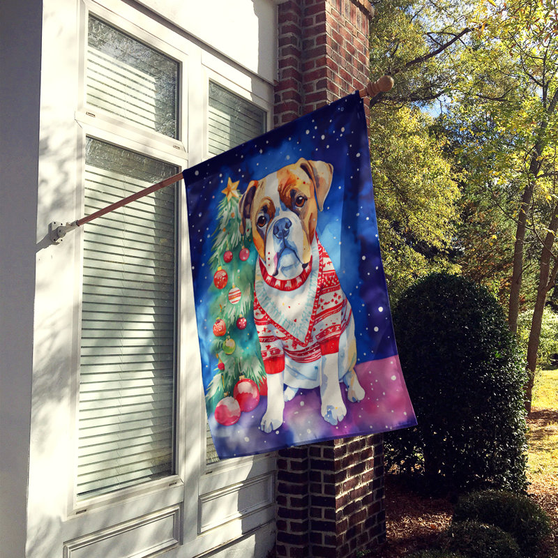 Double Sided Polyester Christmas, 40'' H x 28'' W