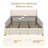 Tata Velvet Upholstery Platform Bed Frame with Wingback Headboard and Storage Drawers-1684694870-1684694874