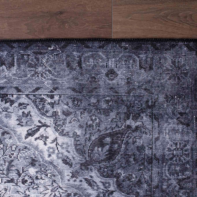 Luxurious Machine Washable Area Rug, 4.9 x 7.5 Feet, 100% Polyester, 1850 g/m², Pile Height: 0.2 inches | Eco-Friendly Recycled Poly Cotton Backing | Perfect for Living Room & Bedroom, Soft and Durable Design