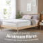 Snuggledown Airstream Protect Plus Mattress Topper 5cm Thick Supportive Deep Fit Straps Washable-88934234