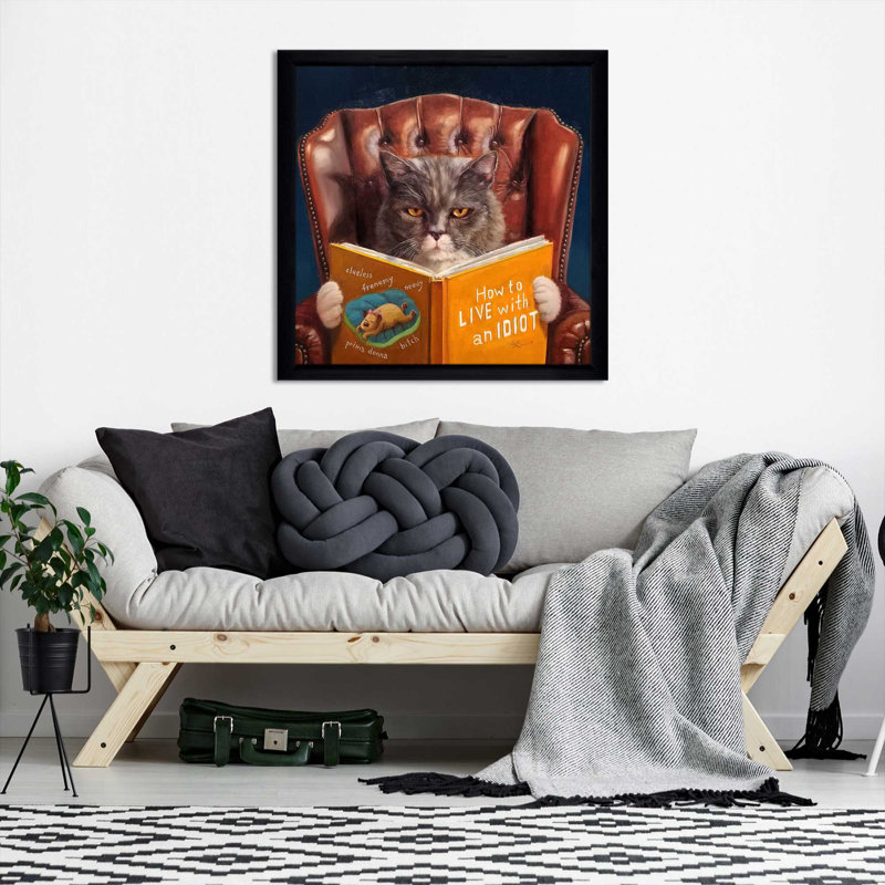 Aménagement intérieur par Lucia Heffernan - Peinture, H 25,5 po x l 25,5 po x P 1 po, Cadre noir