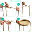 Support pour plante rond multiniveaux-375288389