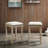 Set Of 2 Wood Upholstered Counter Height Stool-1570141448