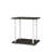 Coila Modern Nightstand With Metal Legs - Modern Square End Table with Lower Shelf-646132476