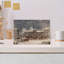 Home for Christmas Abstract, cheval contemporain, ville, arbre, impression murale-1368270344
