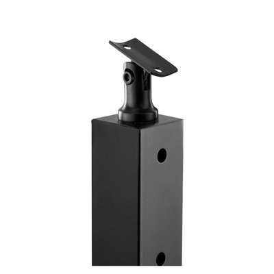 Poteau de garde-corps en acier inoxydable de 36 po avec trous horizontaux pré-percés pour les systèmes de balustrades de terrasse et d'escalier