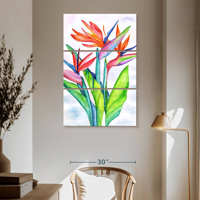 Strelitzias Harnek, H 65 po x l 42 po