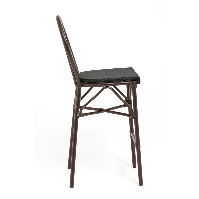 Abode 45.28'' Outdoor Bar Stool, Brown