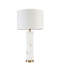 Lampe de table en albâtre