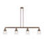 Luminaire suspendu linéaire à 4 lumières pour îlot de cuisine Hallmar-862834781-840853772-862834790