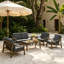Ensemble de patio pour six personnes avec coussins et deux tables Marlo-1541670381-1541670382