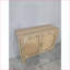 Armoires avec rangement, 2 portes en rotin et amp; 4 tablettes | Buffet de campagne naturel moderne | L 31,5 po x l 11,8 po x H 28,1 po | Panneau de particules | Couloir