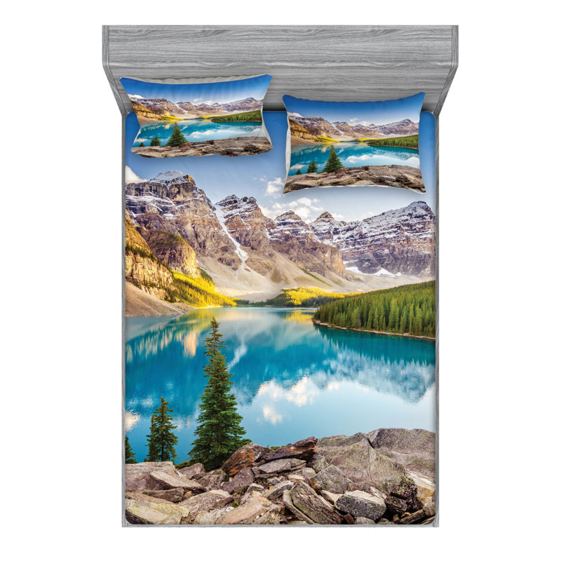 Microfiber Sheet Set, Full Sheet Set with Fitted Sheet