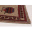 Tapis zone en laine beige/brune 6 pi 10 po x 9 pi 5 po à la main one-of-kind-noué la 2010 ushak Horsforth