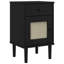 Bedside Table Rattan Look-93366253