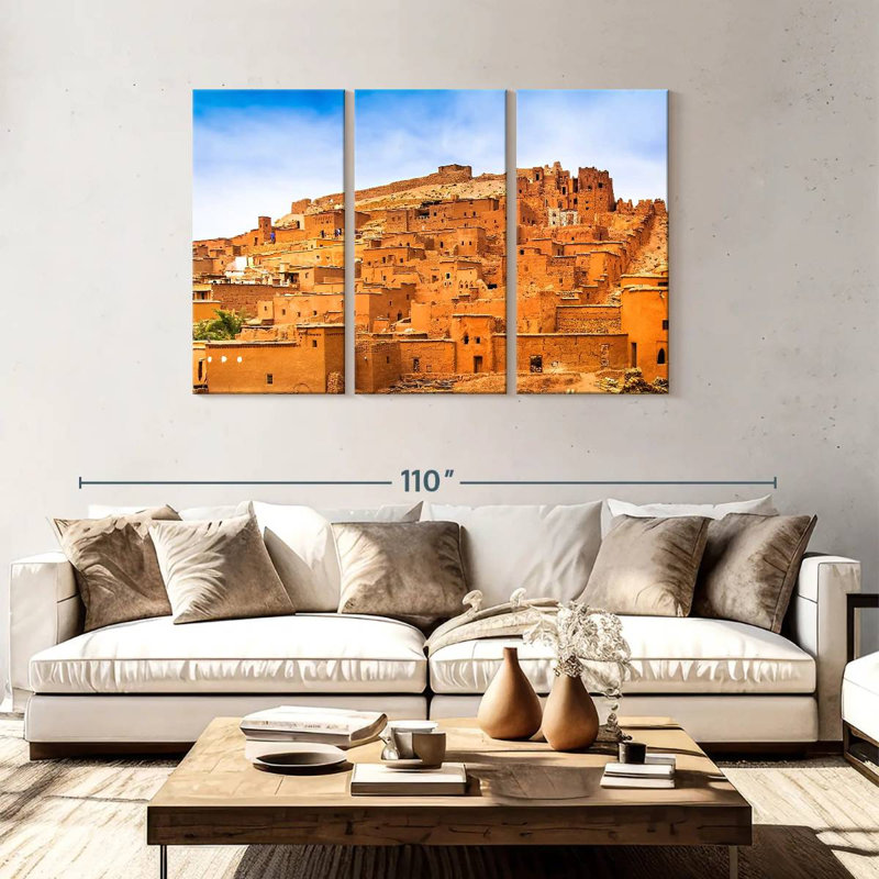 Lilie Ksar d'Ait-Ben-Haddou, H 48 po x l 74 po