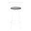 Tabouret de bar, ensemble de 2, pivotant, hauteur de bar