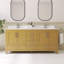Meuble-lavabo double 72 po avec comptoir en granit blanc-1181787208-1181787210