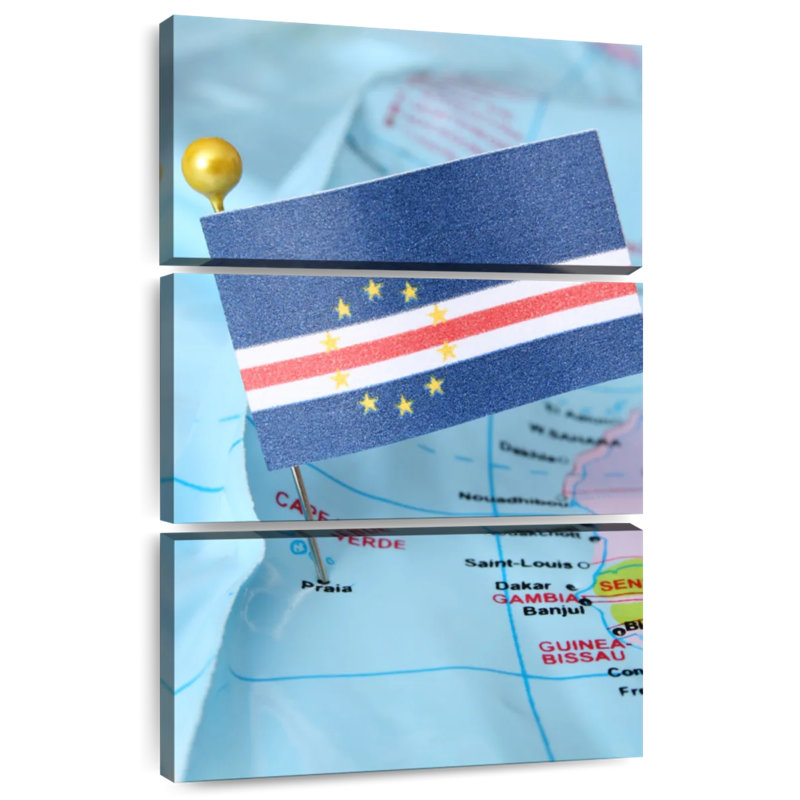 Borges Cape Verde Flag And Map