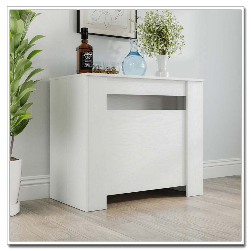 Multifunctional Extendable Dining Table, White