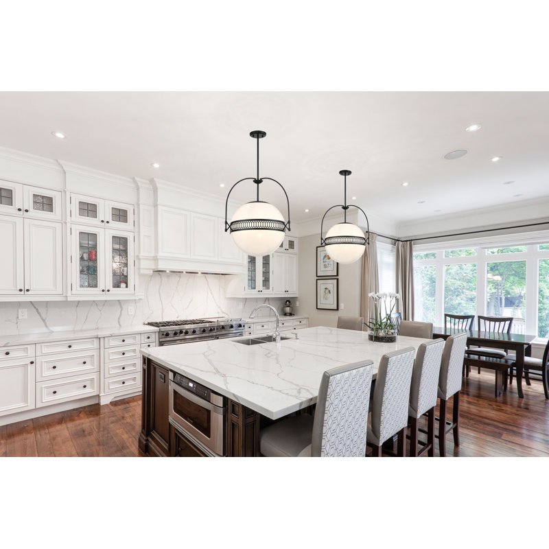 Thornhill 3-Light Pendant in Matte Black, Matte Black