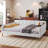 Upholstered Daybed With 4 Support Legs-557082748-557082750
