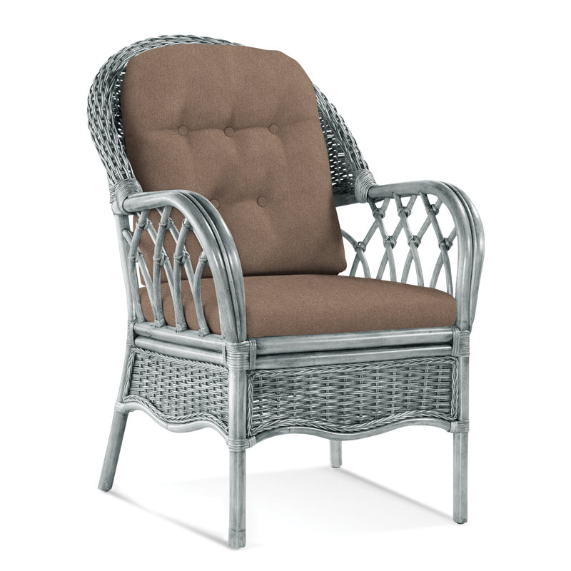 Chaise avec accoudoirs rembourrée Everglade, Nickel, Frêne Elite; 0321-83