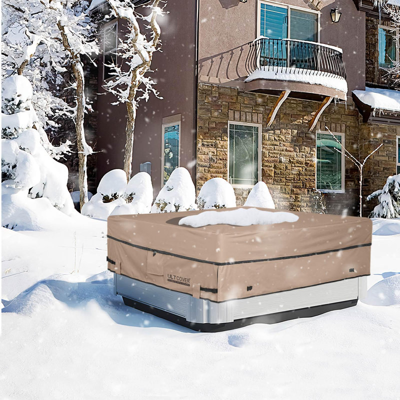 Water Resistant Hot Tub Cover, 20" H x 85" W x 85" D