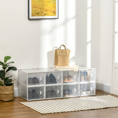 8 Pair Shoe Storage Box
