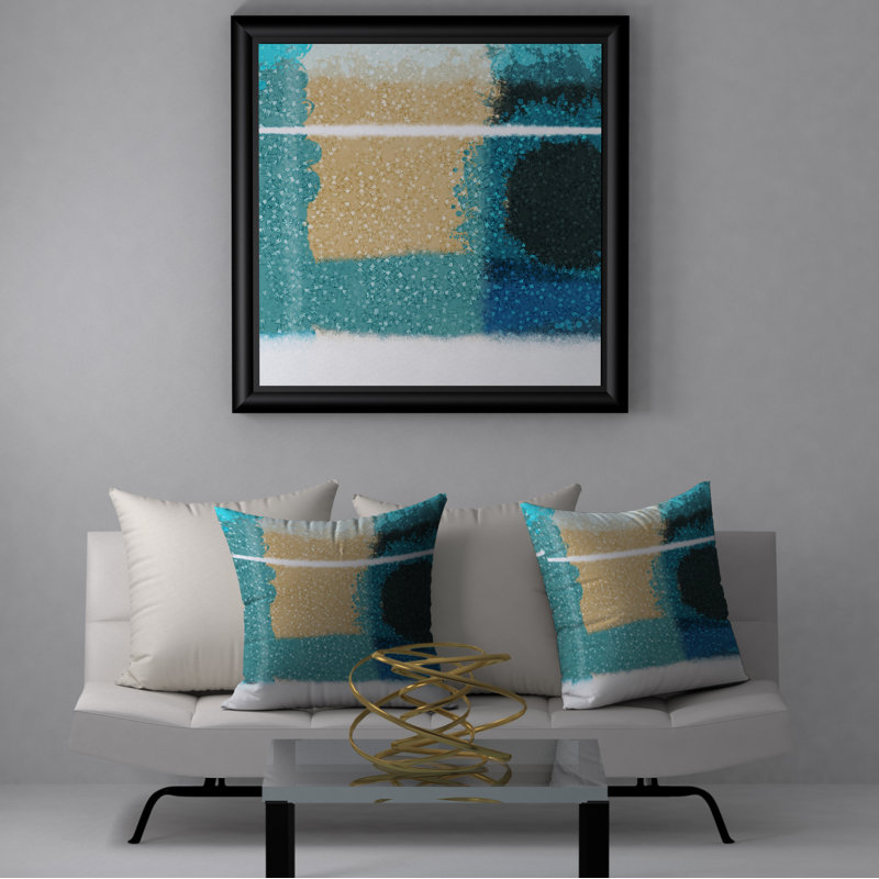 Housse de coussin carrée/insert, 20 po X 20 po